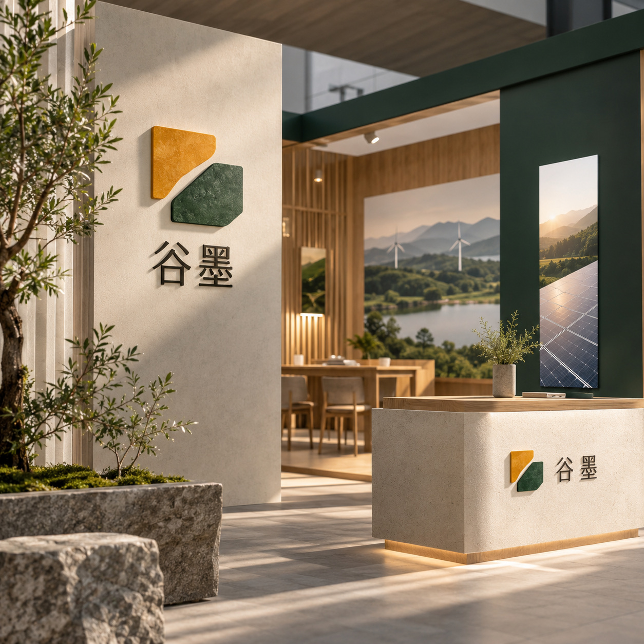 能源化工品牌应用与设计灵感示意