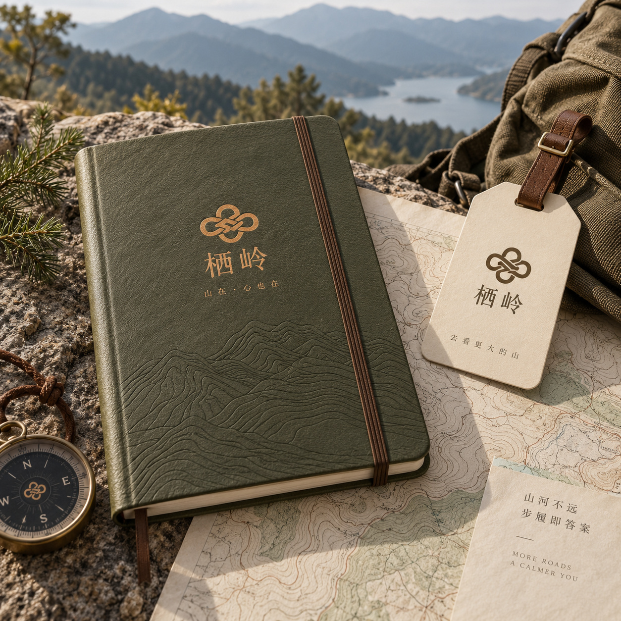 旅游户外品牌应用与设计灵感示意